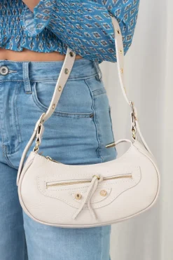 Bolso Baguette Beige