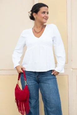 Bolso Baguette Flecos