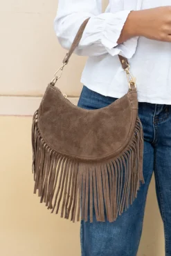 Bolso Baguette Flecos
