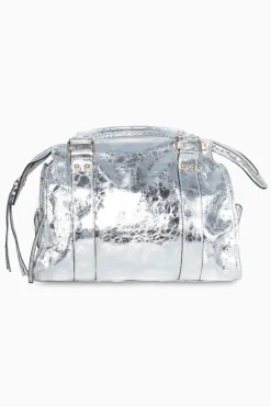 Bolso Biker Metalizado