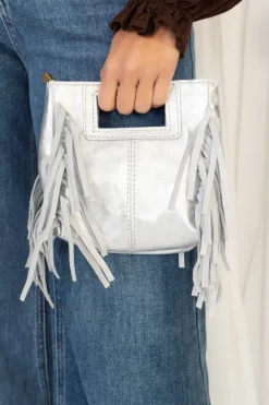 Bolso Flecos Metalizado Mini