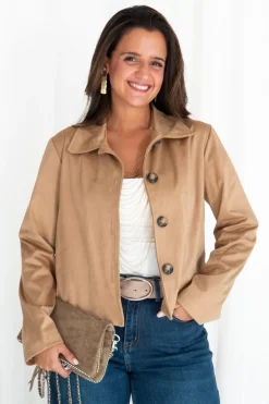 Chaqueta Corta Antelina