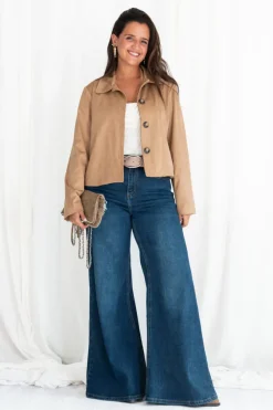 Chaqueta Corta Antelina