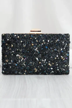 Clutch Pedrería Black