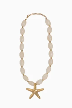 Collar Bolas Cristal y Estrella