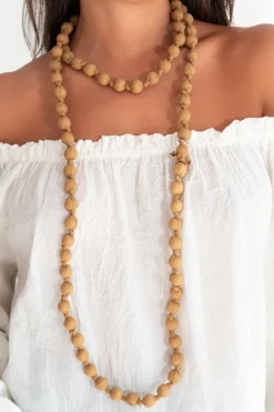 Collar Bolitas Seda