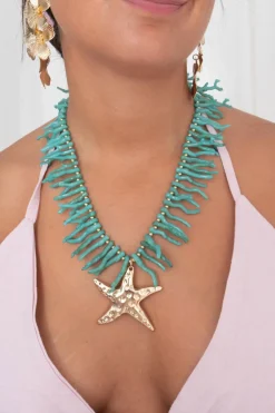 Collar Coral Estrella