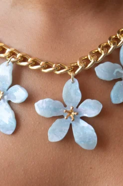 Collar Flores Cielo