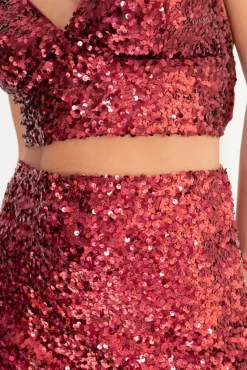 Falda Glitter Tubo