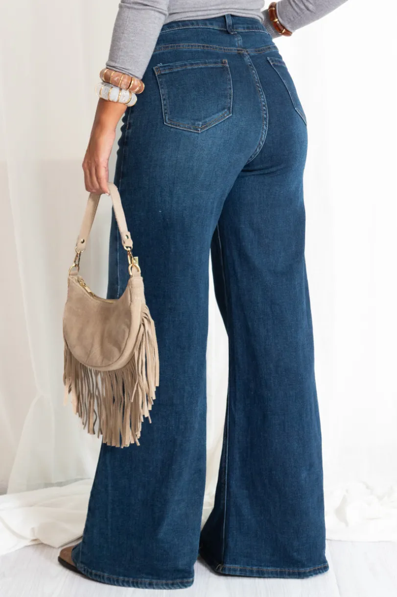 Jean Wide Leg Dark