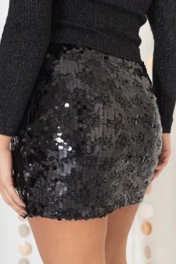 Mini Falda Paillettes