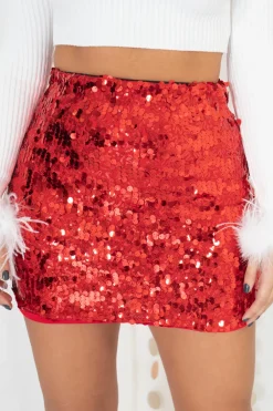 Mini Falda Paillettes