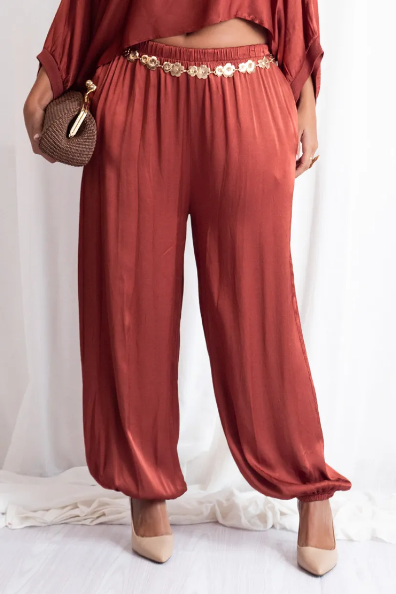 Pantalón Bombacho Raso