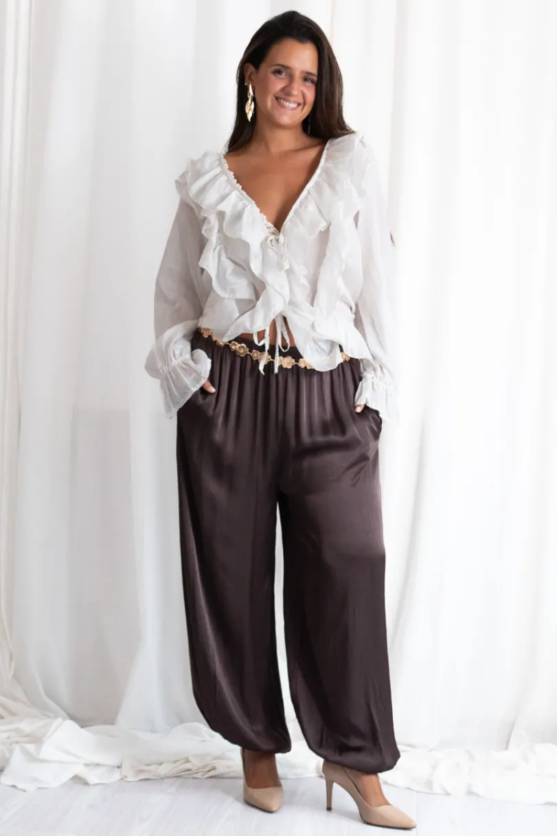 Pantalón Bombacho Raso