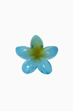 Pinza de Flor Hawaiiana Turquesa