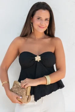 Top Bardot Flor