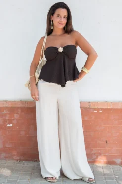 Top Bardot Flor