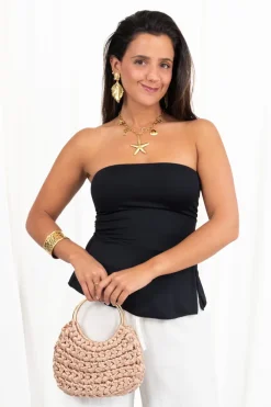 Top Strapless Volante
