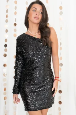 Vestido Asimétrico Lentejuelas