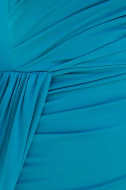 Vestido Asimétrico Lycra con Tira Larga