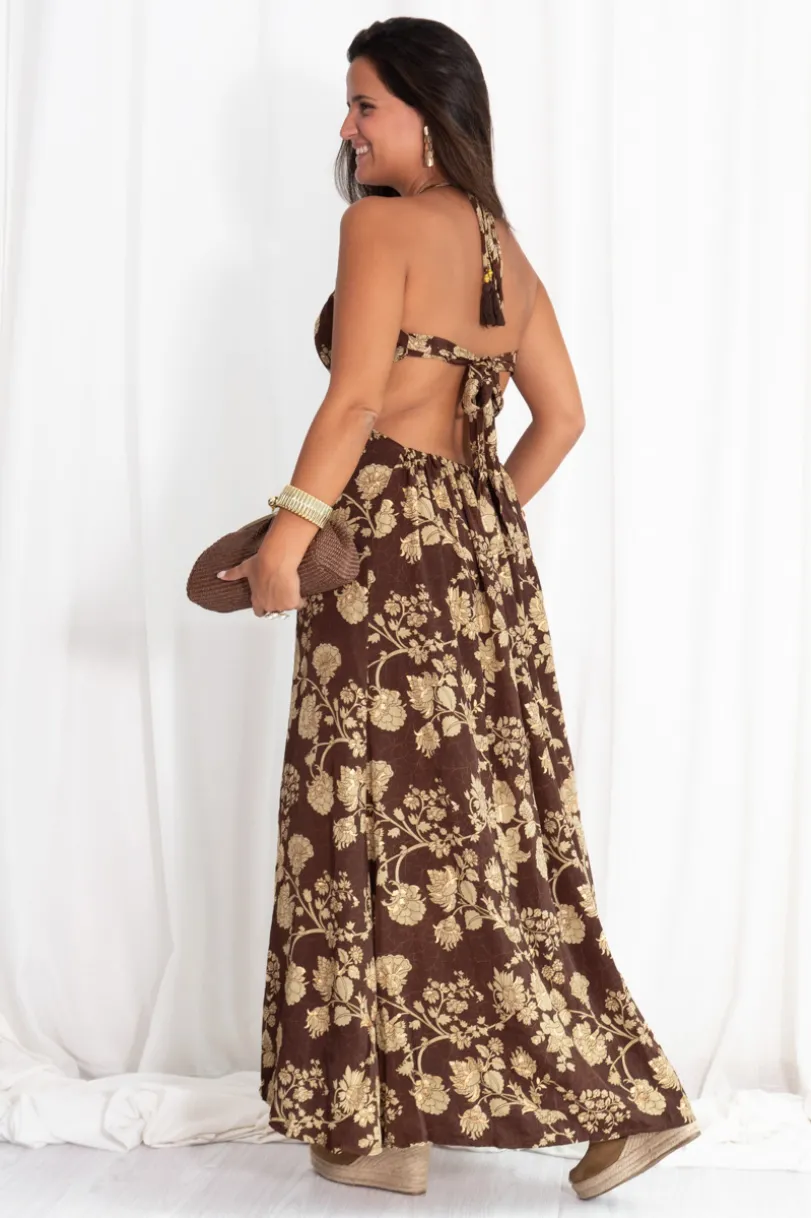 Vestido Choco Estampado