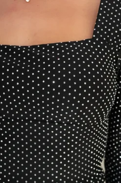 Vestido Corto Strass
