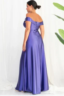 Vestido Gala Elástico Brillante