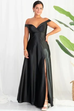 Vestido Gala Elástico Brillante