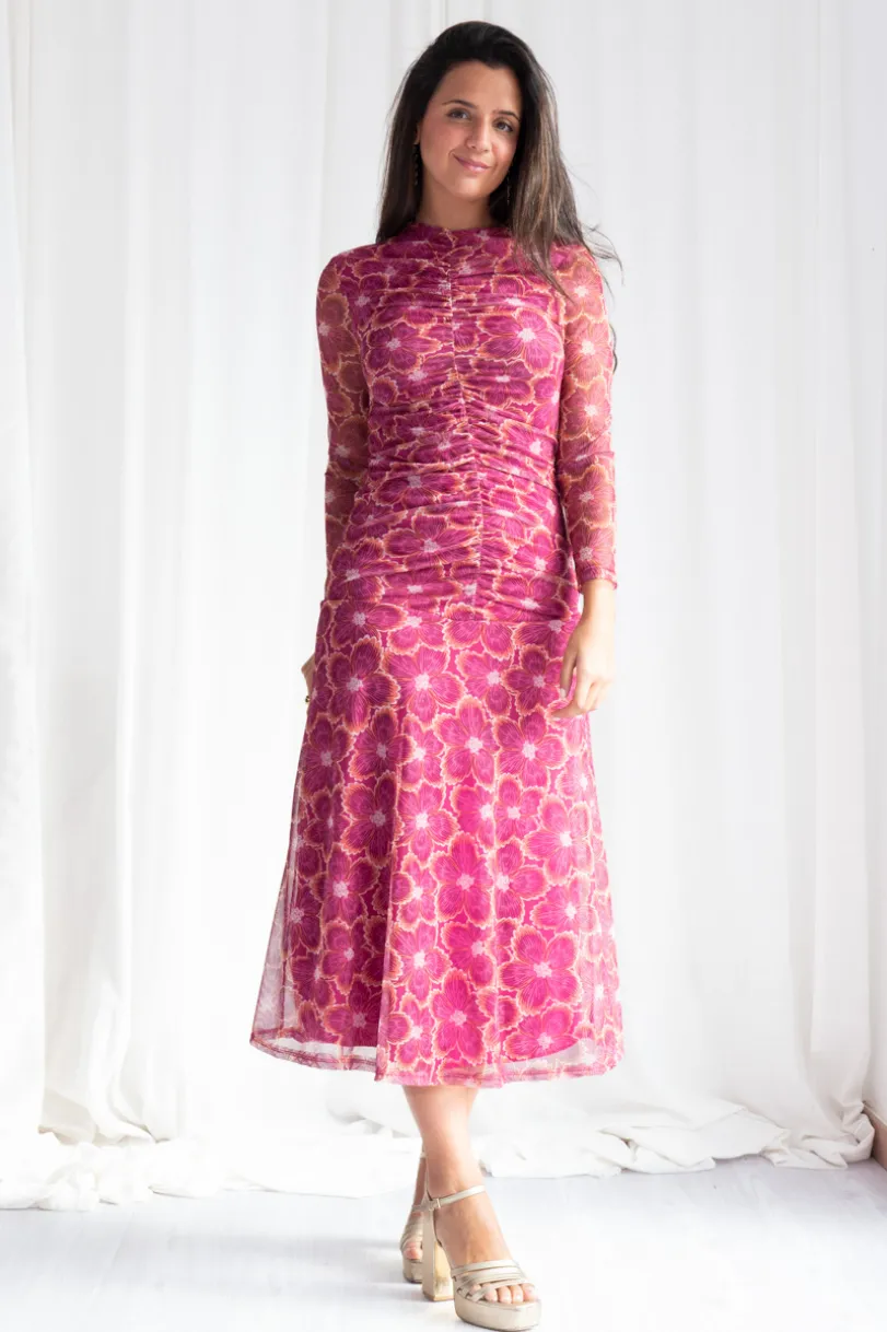 Vestido Margaritas Gasa